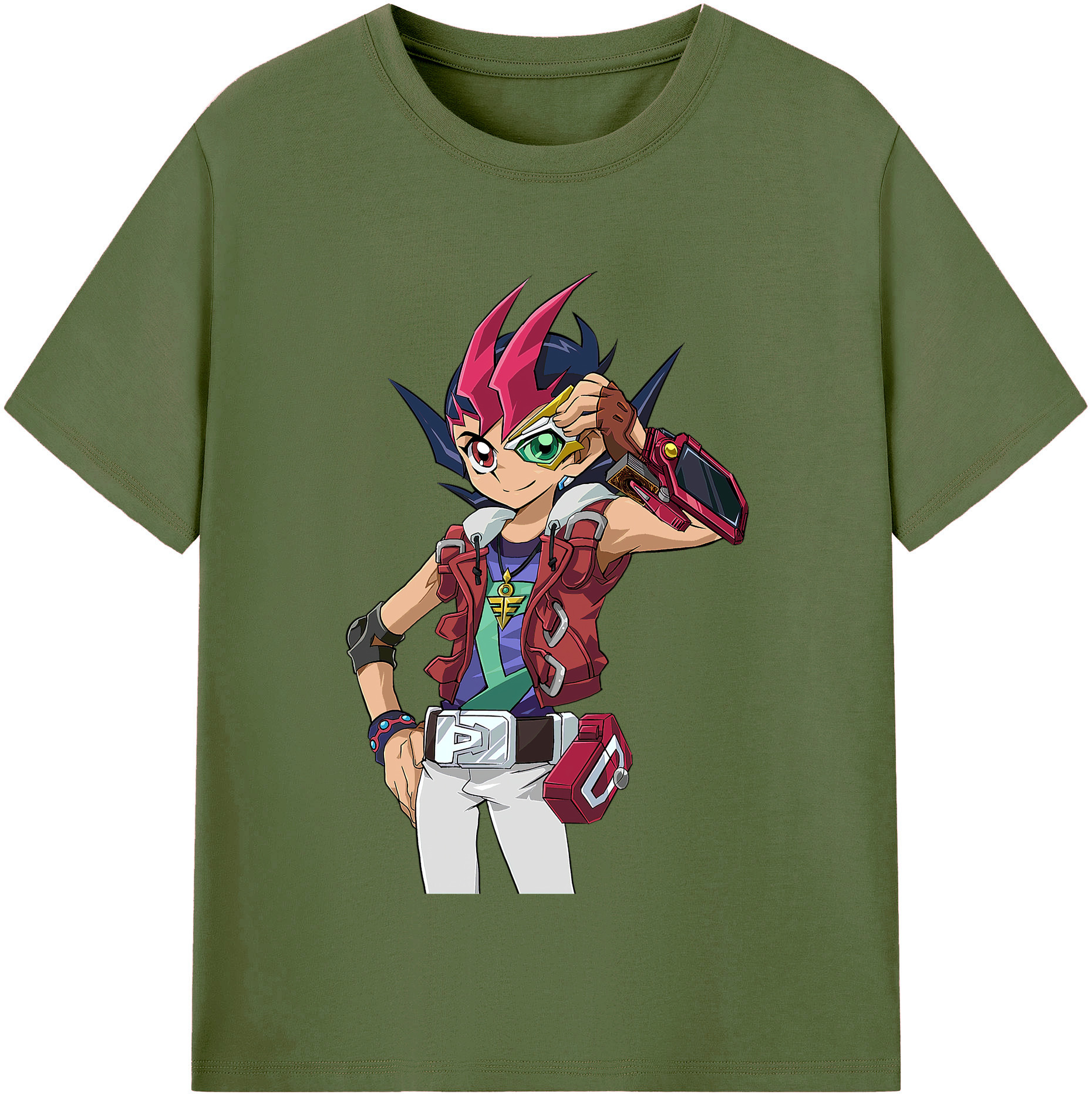 （画像用） 遊☆戯☆王 Yu-Gi-Oh! 綿100％半袖Tシャツ（フロントプリント）